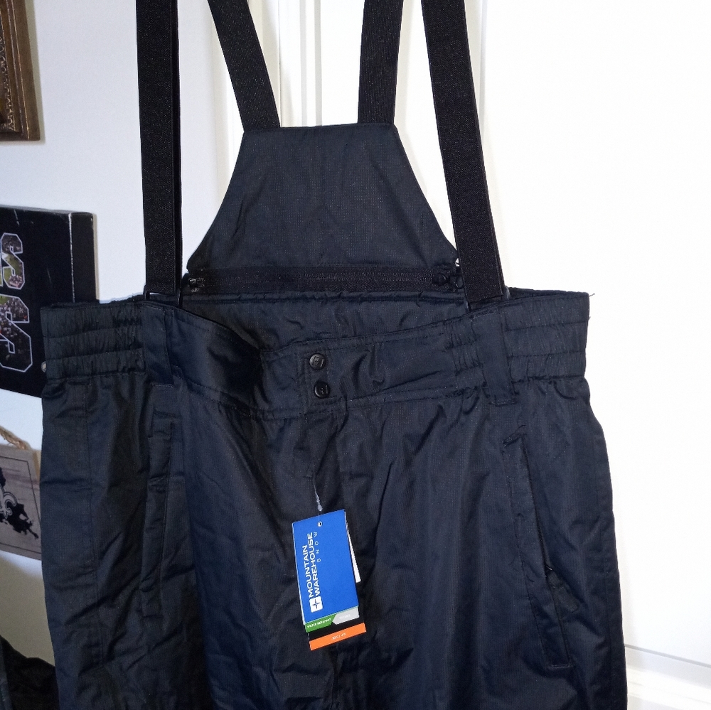New! Mountain Warehouse Snow Bibs Men's Size XL